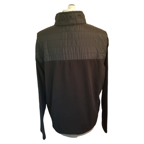 Eddie Bauer Pullover Long‎ Sleeve Men's Black Jacket 1/4 Zip Size XL (Actual L) - Picture 4 of 5